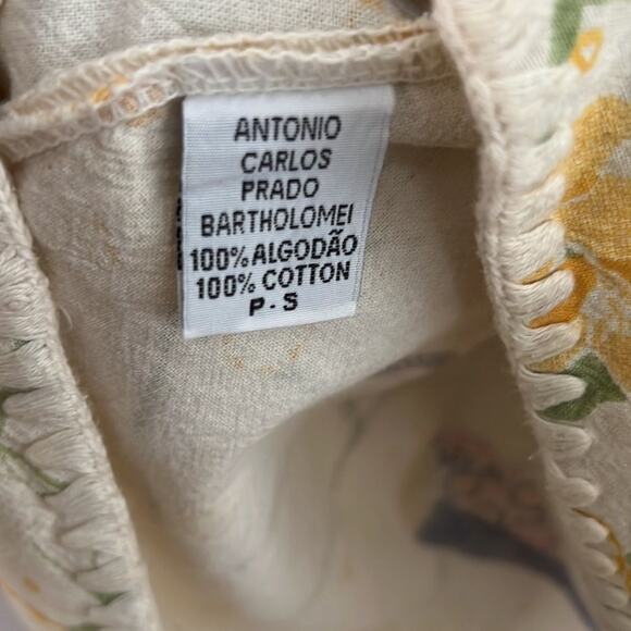 CECILIA  PRADO ALGODAO BLEND BIRD DRESS SIZE PS - Picture 8 of 11